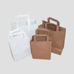 Paper Takeaways S.O.S Carriers (Brown & White)