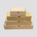 Fish and Chips Boxes (CORRUGATED) Plain Brown